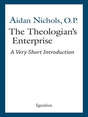 cover image of The Theologian's Enterprise